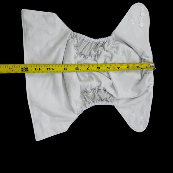 Reusable Baby Cloth Diapers W/ Inserts One Size Cloud & Polka Dot Patterns - Picture 8 of 15
